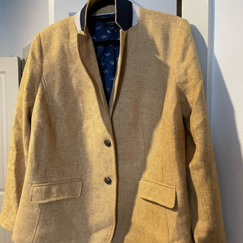 Talbots tweeds lined jacket